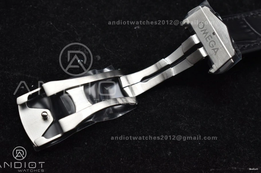 Black SS Black Black 1:1 VSF Strap Super Gummy Best Edition Ceramic on A8900 Clone Dial Constellation 0428